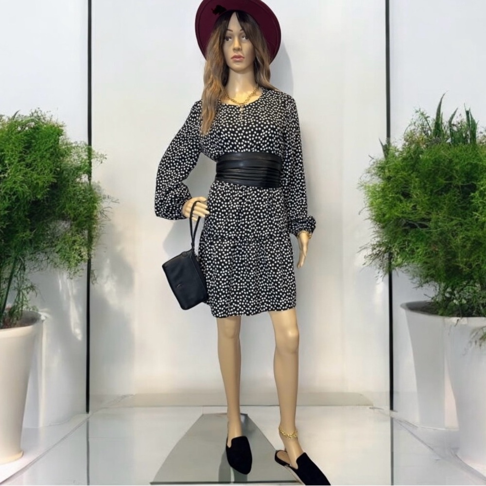Nasty Gal Collection Daisy Long Sleeve Mini Dress MSRP $60